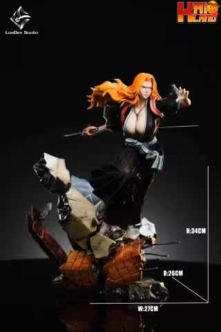 Bleach LoaDen Studio Matsumoto Rangiku Resin Statue