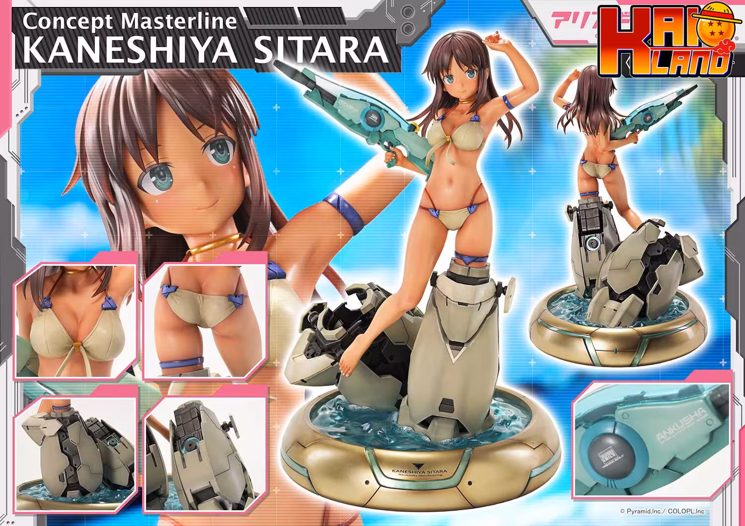 Alice Gear Aegis Prime 1 Studio Kaneshiya Sitara Resin Statue