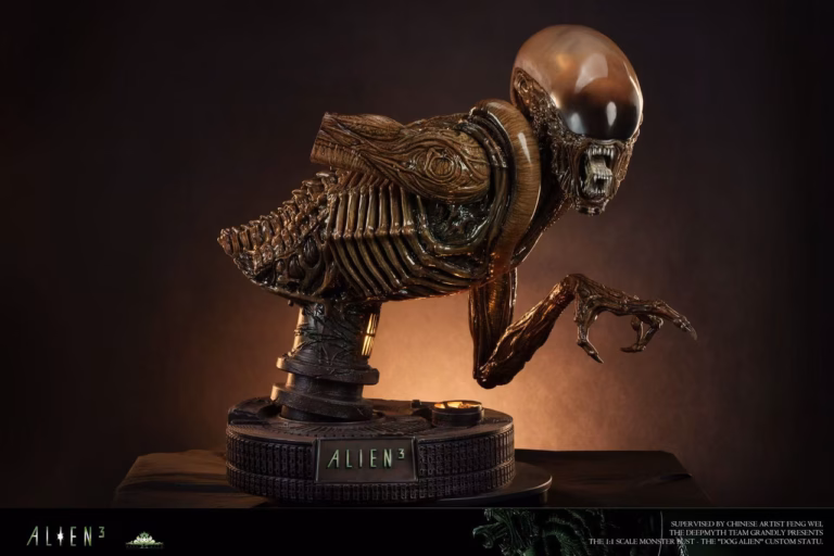 Alien Deepmyth Studio Alien Dog Bust Resin Statue
