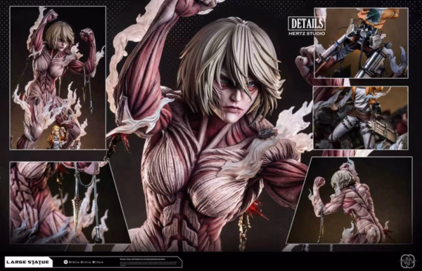 Attack On Titan Hertz Studio Annie Leonhart x Female Titan Resin Statue 5