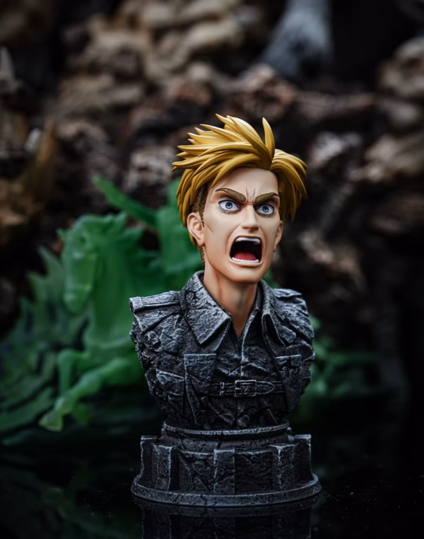 Attack On Titan Model Power Studio Erwin Smith Death Charge Resin Statue 5