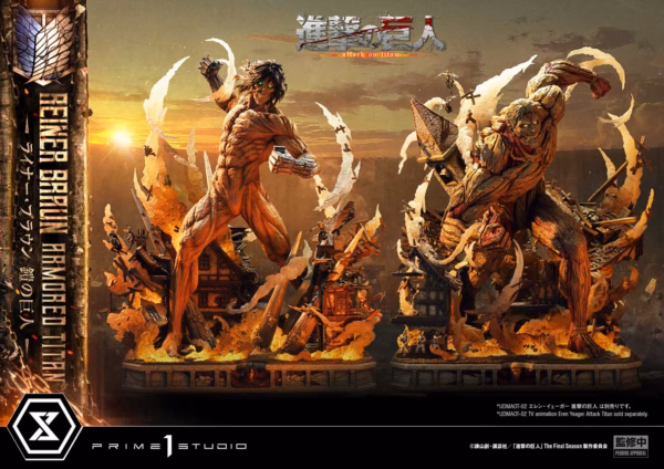 Attack On Titan Prime 1 Studio Reiner Braun Licensed Resin Statue 1