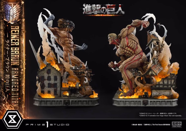 Attack On Titan Prime 1 Studio Reiner Braun Licensed Resin Statue 3