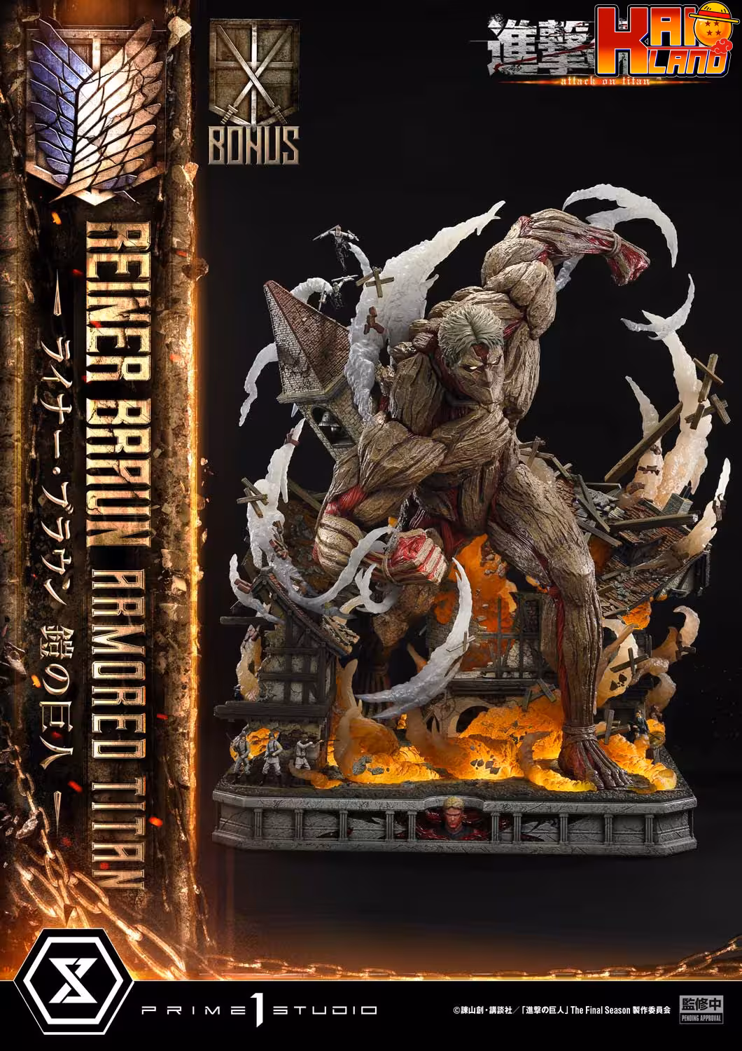 Attack On Titan Prime 1 Studio Reiner Braun Licensed Resin Statue