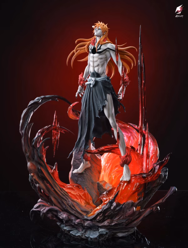 Bleach Scarlet Studio Ichigo Kurosaki Resin Statue 2
