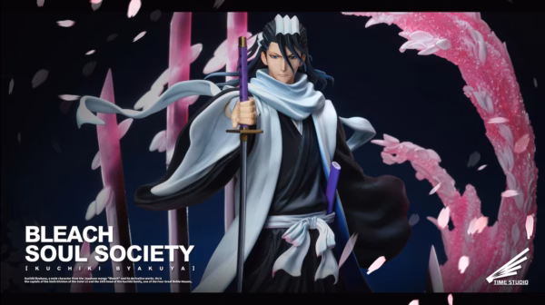 Bleach Time Studio Kuchiki Byakuya Resin Statue 3