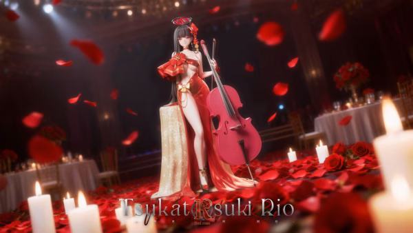 Blue Archive Red Rose Studio Tsukatsuki Rio Resin Statue 1