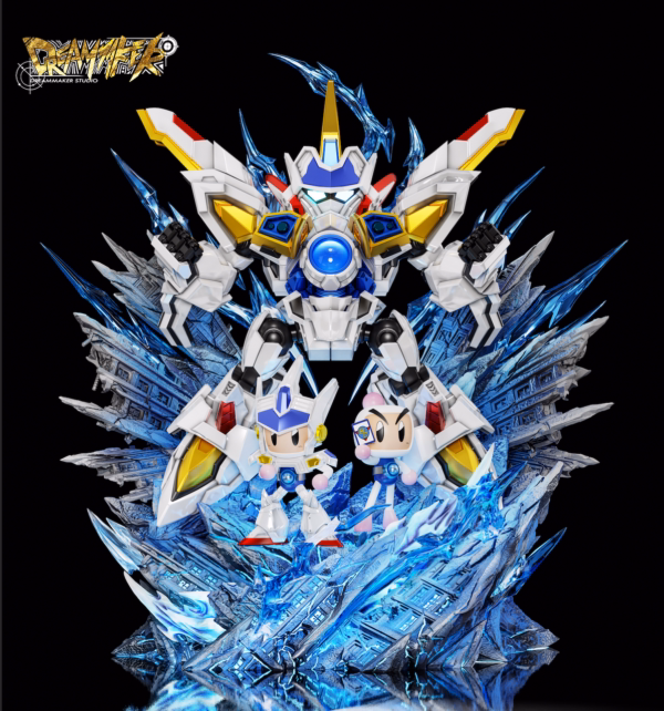 Bomberman Dream Maker Studio White Bomber Resin Statue 2