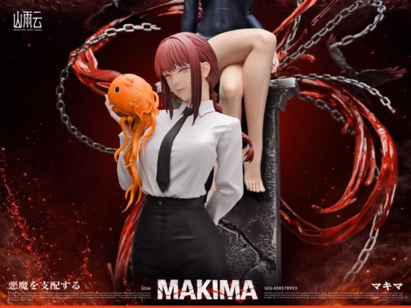 Chainsaw Man Mountain Rain Cloud Studio Makima Resin Statue 2