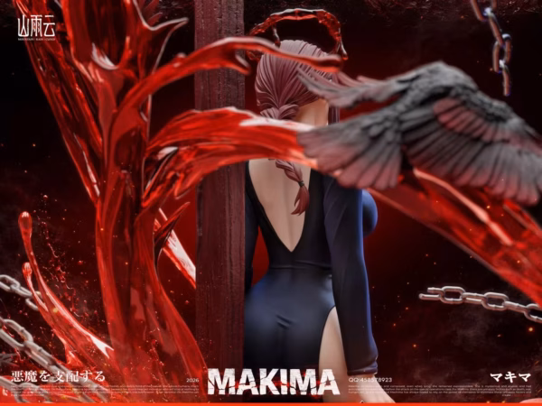 Chainsaw Man Mountain Rain Cloud Studio Makima Resin Statue 5