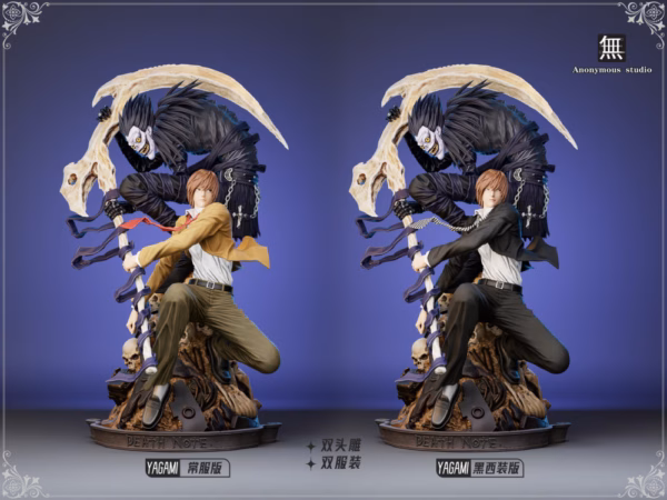Death Note Anonymous Studio Yagami Light x Ryuk Resin Statue 1