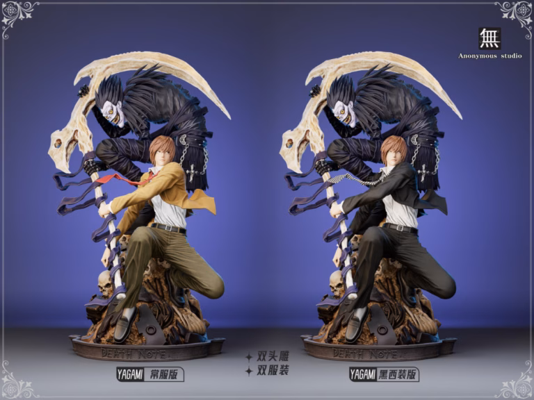 Death Note Anonymous Studio Yagami Light x Ryuk Resin Statue