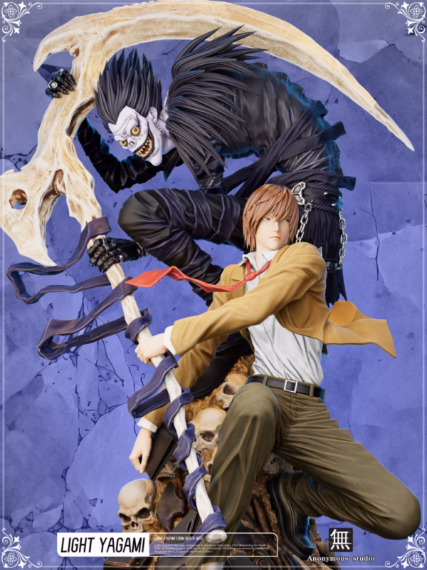Death Note Anonymous Studio Yagami Light x Ryuk Resin Statue 5