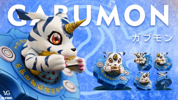 Digimon VG Studio Cute Series Digivice Gabumon Resin Statue 2
