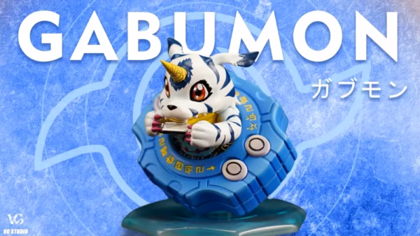 Digimon VG Studio Cute Series Digivice Gabumon Resin Statue 3c