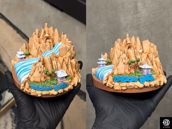 Dragon Ball Cell Studio Childhood Dragon Ride Resin Statue 2