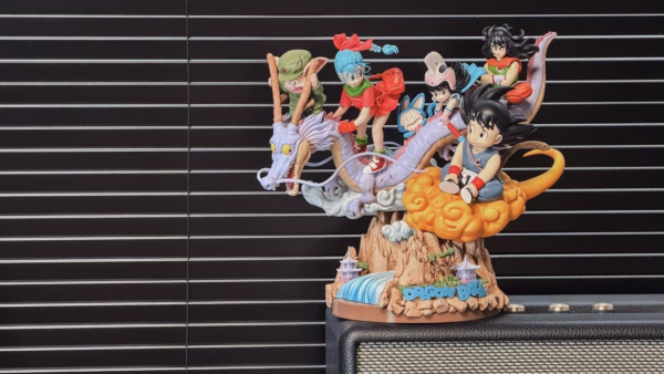 Dragon Ball Cell Studio Childhood Dragon Ride Resin Statue 4