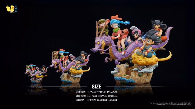 Dragon Ball DB Studio Dragon and His Little Companions Resin Statue