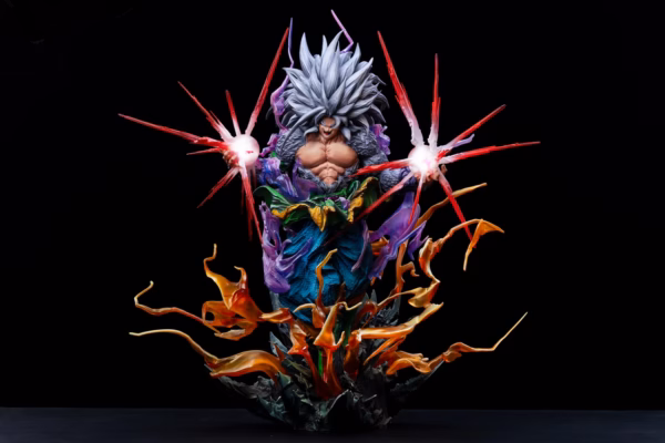 Dragon Ball Iron Curtain Studio SS4 x SS5 Goku Resin Statue 1