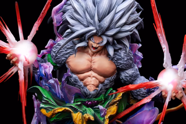 Dragon Ball Iron Curtain Studio SS4 x SS5 Goku Resin Statue 4