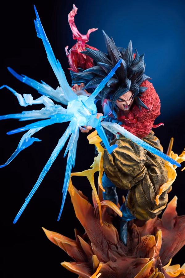 Dragon Ball Iron Curtain Studio SS4 x SS5 Goku Resin Statue 7