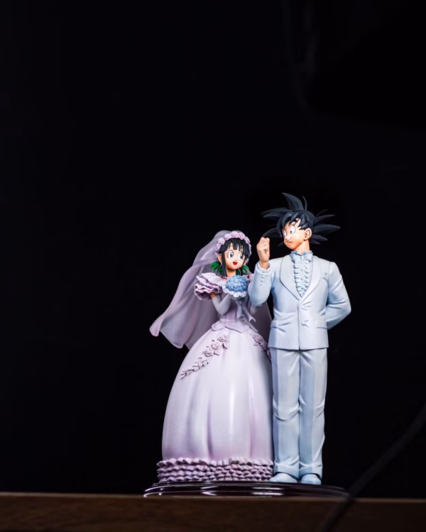 Dragon Ball LH Studio ChiChi x Goku Wedding Resin Statue 2