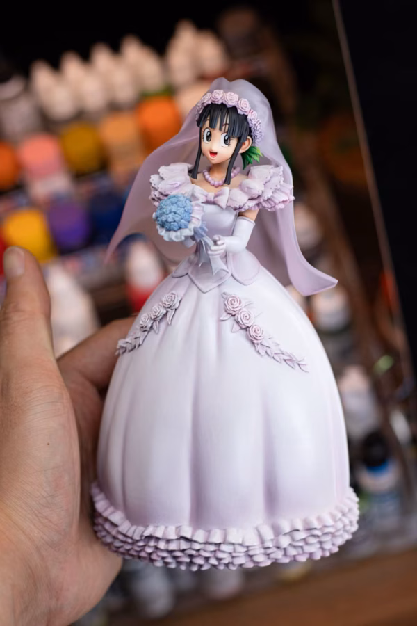 Dragon Ball LH Studio ChiChi x Goku Wedding Resin Statue 4