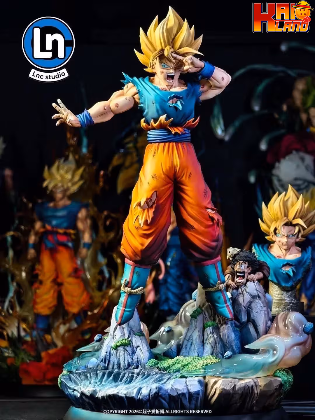 Dragon Ball Lnc Studio Goku Genkidama Resin Statue