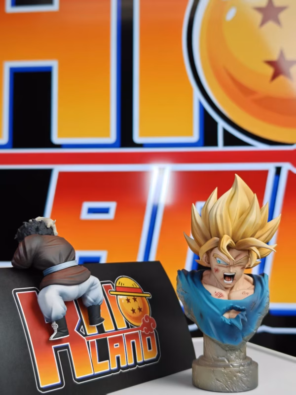 Dragon Ball Lnc Studio Goku Genkidama Resin Statue 10