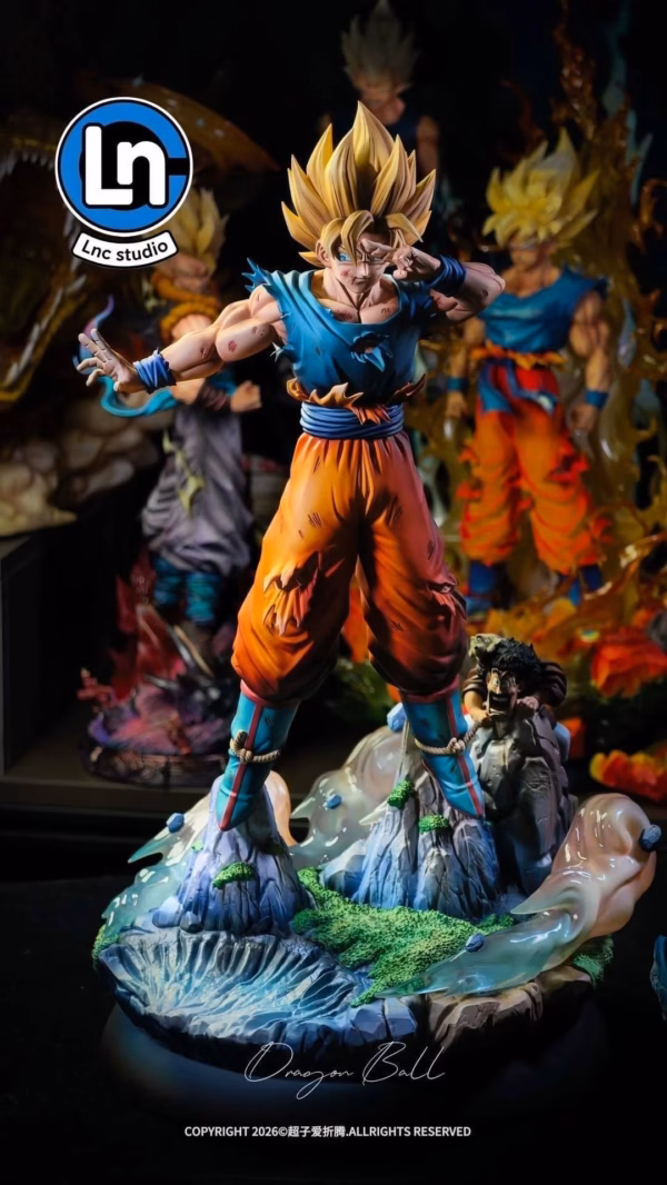 Dragon Ball Lnc Studio Goku Genkidama Resin Statue 2