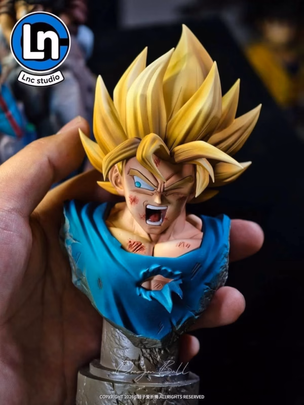 Dragon Ball Lnc Studio Goku Genkidama Resin Statue 3