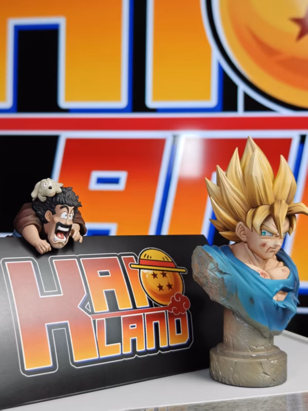 Dragon Ball Lnc Studio Goku Genkidama Resin Statue 9