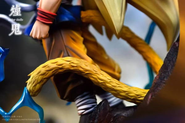 Dragon Ball Smoker Studio Super Saiyan 3 Son Goku Resin Statue 4