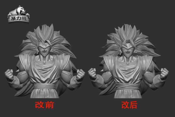 Dragon Ball Violent Bear Studio Vegetto Resin Statue 3