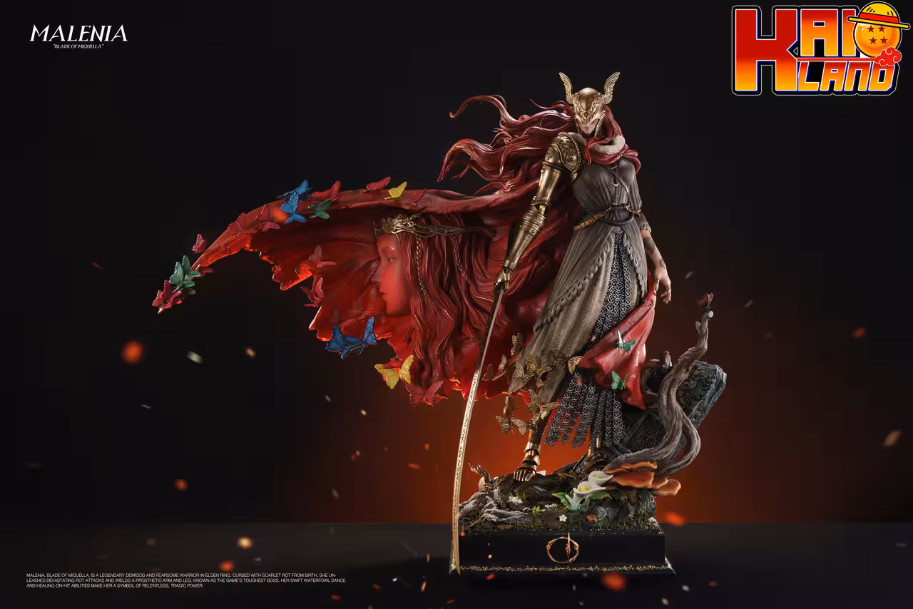 Elden Ring Spirit Cat Studio Malenia Resin Statue