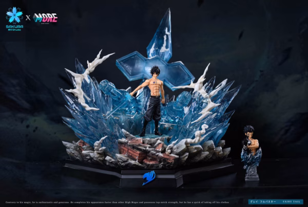 Fairy Tail Sakura Studio × More Studio Gray Fullbuster Resin Statue 2