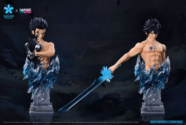 Fairy Tail Sakura Studio × More Studio Gray Fullbuster Resin Statue 4