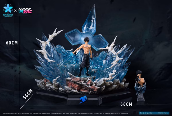 Fairy Tail Sakura Studio × More Studio Gray Fullbuster Resin Statue 5