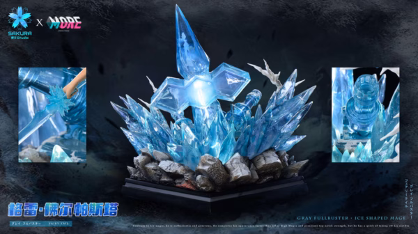 Fairy Tail Sakura Studio × More Studio Gray Fullbuster Resin Statue 7
