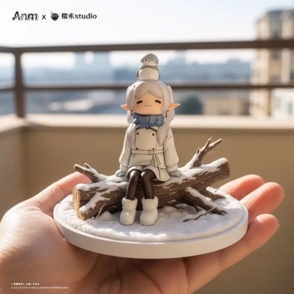 Frieren Beyond Journeys End ANM Studio X Nuomi Studio Snowy Frieren Resin Statue 2