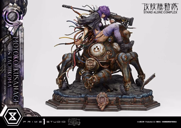 Ghost in The Shell Prime 1 Studio Motoko Kusanagi x Tachikoma Licensed Resin Statue 2