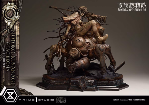 Ghost in The Shell Prime 1 Studio Motoko Kusanagi x Tachikoma V2 Licensed Resin Statue 2
