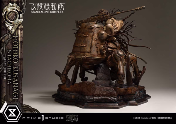 Ghost in The Shell Prime 1 Studio Motoko Kusanagi x Tachikoma V2 Licensed Resin Statue 4