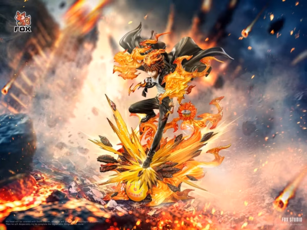 Katekyo Hitman Reborn FOX Studio Sawada Tsunayoshi Resin Statue 1