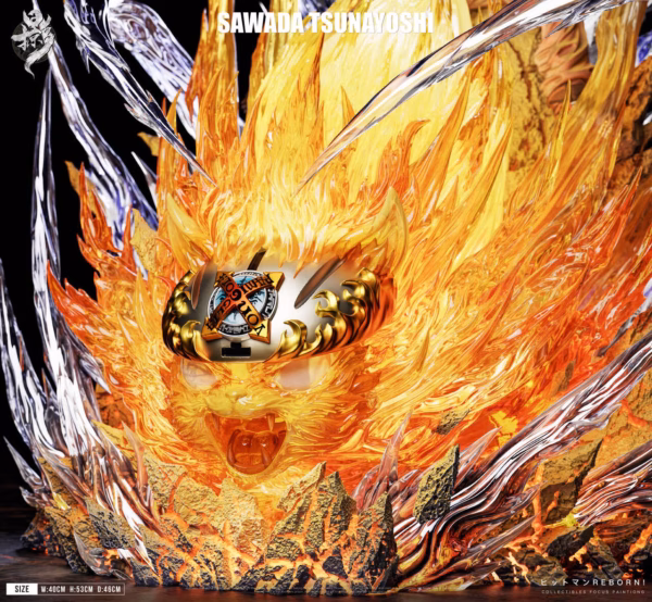 Katekyo Hitman Reborn LueYing Studio Sawada Tsunayoshi Resin Statue 5