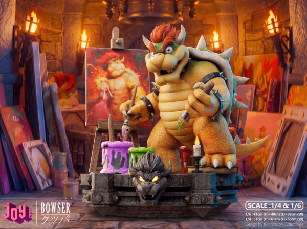 Mario Bros Joy Station Bowser V2 Resin Statue 2
