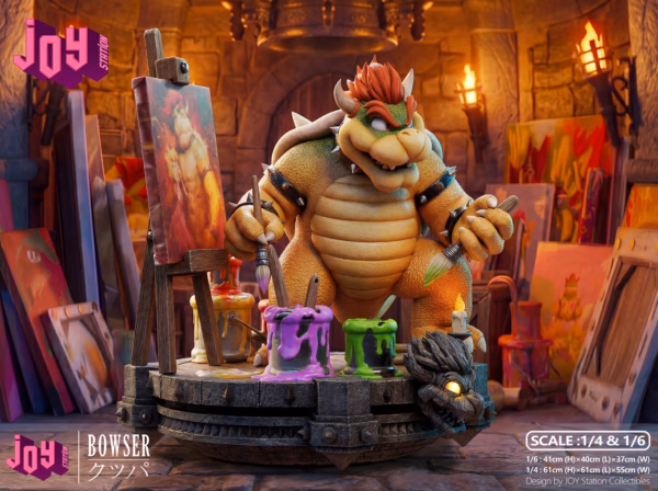 Mario Bros Joy Station Bowser V2 Resin Statue 3