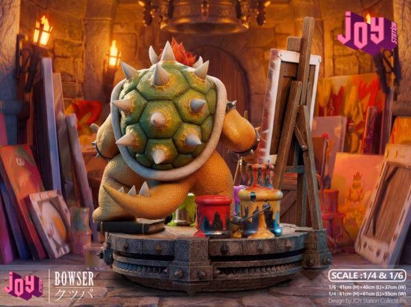 Mario Bros Joy Station Bowser V2 Resin Statue 4