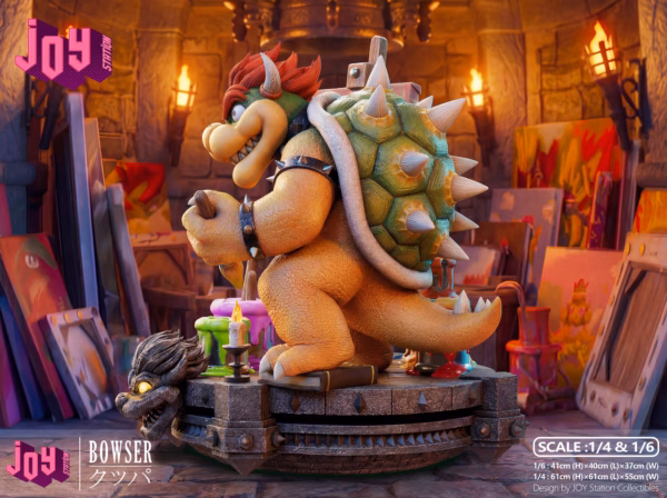 Mario Bros Joy Station Bowser V2 Resin Statue 5