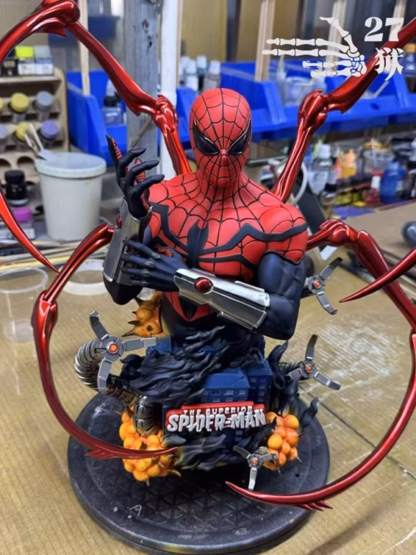 Marvel 27Abyss Studio The superior Spider Man Bust Resin Statue 1